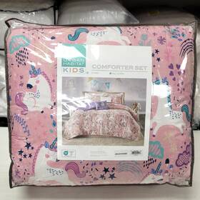 Urban Habitat Kids 086569152923 Lola Full/queen Cotton Printed Comforter Set Pink