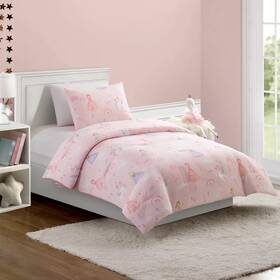93630718 Urban Playground Twin/twin Xl 2pc Fairytale Princess Kidsft Comforter Set