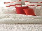 Urban Sanctuary Dkny New King Comforter Set Ivory Cotton Polyester Chevron 800298544121