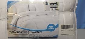 4045 Utopia Bedding 350 Gsm Down Alternative Comforter - Twin Xl White New Sealed