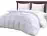 Utopia Bedding King Comforter Duvet Insert White Hypoallergenic Plush Siliconized Box Down 754207388767