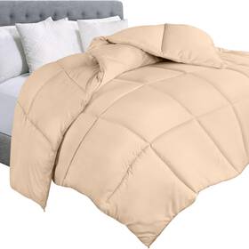 Ub1452 Utopia Bedding Comforter Duvet Insert Quilted Twin Pack Of 1 Beige