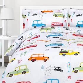Ub1487 Utopia Bedding All Season Car Comforter Set With 2 Pillow Cases 3 Piece Soft Brushed Microf