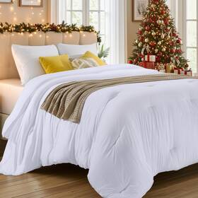 Ub2166 Utopia Bedding Comforters Full Size All Season Duvet Pack Of 1 White