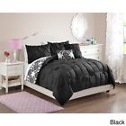 V50730 Vcny Queen Comforter Set Black