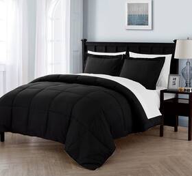 Vcny Home 735732261749 Twin Xl Bed In A Bag 5-piece Reversible Bedding With Matching Sham And Pillo