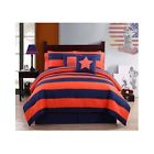 Vcny Navy Orange Comforter Set 10pc Bed In Bag Denver Broncos Bedding Bedroom Queen 735732061202