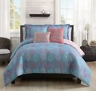 Venicebeach-blue King Linen 5 Piece