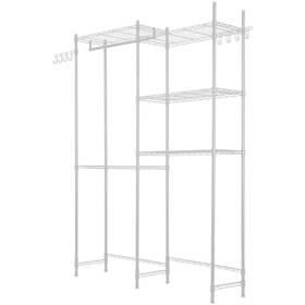 Vevor 197988673675 Over The Washer And Dryer Storage Shelf 5 Tier Laundry Room Drying Rack W
