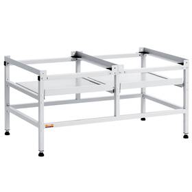 Vevor 197988770336 Washing Machine Stand Pedestal 48.5x25 Inch 590lb With Double Tray Carbon Steel