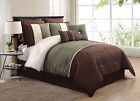 Victoria Brown Comforter 8 Queen Classics Pc Set Green Vaughn