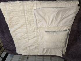 Bd4-2cs-twin-in Victoria Classics Blue Tahari 4 Piece Bedding Comforter Set With Matching Shams Pillow 90 X 88 Inch
