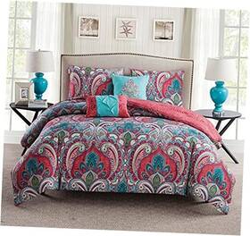 C10-5cs-fuqu-in-multi Victoria Classics Casa Real Collection Comforter Soft And Cozy Bedding Set Stylish Chic Design