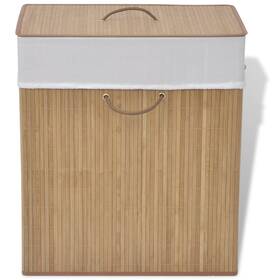 Vidaxl 718475964230 Bamboo Laundry Bin Rectangular Natural
