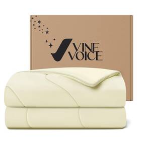 Vine Voice 602581125273 Cooling Blanket Comforter Hot Sleepers King/cali King Soft Do