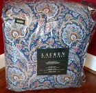 Viscount Ralph Lauren 400 Paisley Red Navy Blue White Gold Queen Comforter Set 764832103406 Viscount Ralph Lauren 400 Paisley Red Navy Blue White Gold Queen Comforter Set 764832103406