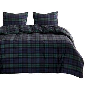 B0563-bz3-q Wake In Cloud M Plaid Comforter Set Scottish Tartan Check Geometric Modern Pattern Printed