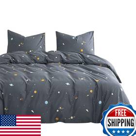 B07s6p9b52 Wake In Cloud - Space Comforter Set 100 Cotton Fabric Constellation Cute Star