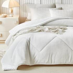 Warmdern 791162451389 Queen Size Velvet Comforter Duvet Insert - 100% Milk Bedding