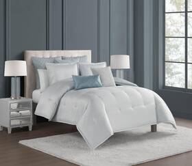 Waterford 038992970049 Houston Jade 3 Piece King Comforter Set