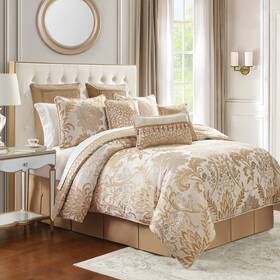 Waterford Fine Linens 038992953028 Ansonia 6pc Comforter Set Bjqhrvgzvyi0lhroh3frfqstd8mu7mbs