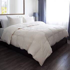 16766l Weatherproof Vintage Bmi 1 Unbleached Organic Cotton Full/queen Comforter Solid White