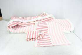 1c42820 Westpoint Home Novogratz Utica Painterly Stripe 144 Thread Count Full Queen Pink Pattern