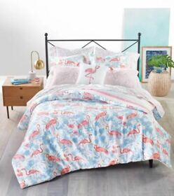 Whim By Martha Stewart Collection Flamingo Lagoon 3-pc King Comforter Set New