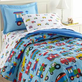 601410 Wildkin 5-piece Twin Bedding Set 100% Cotton Comforter Sheets And Pillowcase 601410 Wildkin 5-piece Twin Bedding Set 100% Cotton Comforter Sheets And Pillowcase