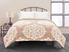 Wk678804 Casa East End Living Jacquard Chenille Bedding Comforter 784857620122