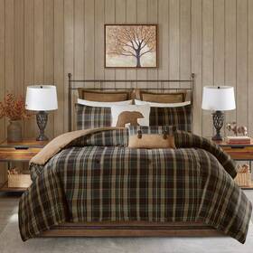 Woolrich 313090543549 Hadley 4-piece Multicolored Queen Comforter Set