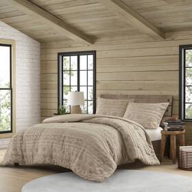 91846328 Woolrich Full/queen Breckenridge Chenille Oversized Tufted Comforter Set