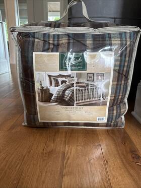 Wr10-081 Woolrich Hadley 4-piece Multicolored King Comforter Set