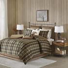Wr10-080 Woolrich Hadley Plaid Queen Size Bed Comforter Set 784331854685