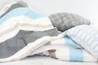 X078x46w85 Wonder Home Embroidered Jacquard Comforter Pillows Shams Included 781871251844