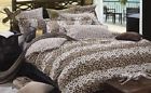 Co1llege Xl Set Print Twin Comforter 100 Cotton Sham Bedding Leopard Dorm