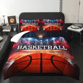 B0fcr86r67 Xynhml Sports Basketball Print Comforter 3pcs Full Ball Sport Gaming