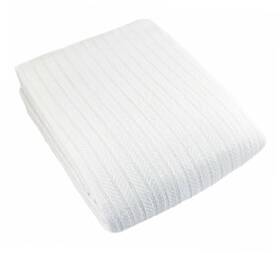 Yatharth Overseas Panipat India 733569838400 100% Cotton Fishbone Weave Queen Blanket Lightweight Soft Breathable All