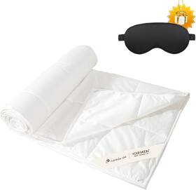 Your Moon 744760004952 Summer Lightweight Wool Comforter - Breathable And Thin Duvet Insert For