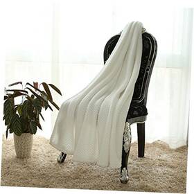 18050040000 Youthsky Flannel Fleece Velvet Plush Throw Blanket 50x60 Inch 50 X60 White