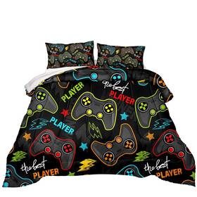 Z.jian Home 014044013255 Gaming Comforter For Boys Teen Game Contoller Bedding Set Kids Down