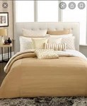Incline Full Queen Duvet Comforter Cover Gold. Fixed Price $74.99.