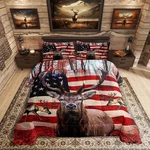American Flag Comforter Set, Cute Deer Down Twin Kids Boys Teen.... Fixed Price $40.98.