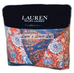 Ralph Lauren Tessa Vermillon Red Floral Color 3P Full/ Queen Comforter Set $420. Fixed Price $199.99.