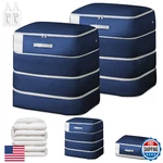 Easortm Comforter Storage Large Capacity Blanket Bags 4-LAYER Ultr. Fixed Price $59.03.