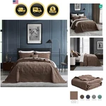 Oversized King Bedspread 128X120 Extra Wide, Quilted Coverlet Bedding Set, Li.... Fixed Price $258.01.