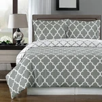 8PC 100% Cotton Meridian Bed In Bag- Duvet Set- Sheets & White Comforter. Fixed Price $184.99.