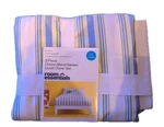 Room Essential 3 Pcs Cotton Blend Sateen Duvet Cover Set Full / Queen Stripe. Fixed Price $31.99.