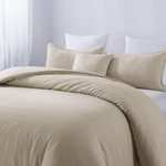 Meadow Park Washed Linen Cotton Duvet Cover Set King Size 3 Pcs 55 French. Fixed Price $72.38.