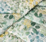 Pottery Barn Botanical Percale Twin Comforter, Floral, Leaves, Nature. Fixed Price $129.01.